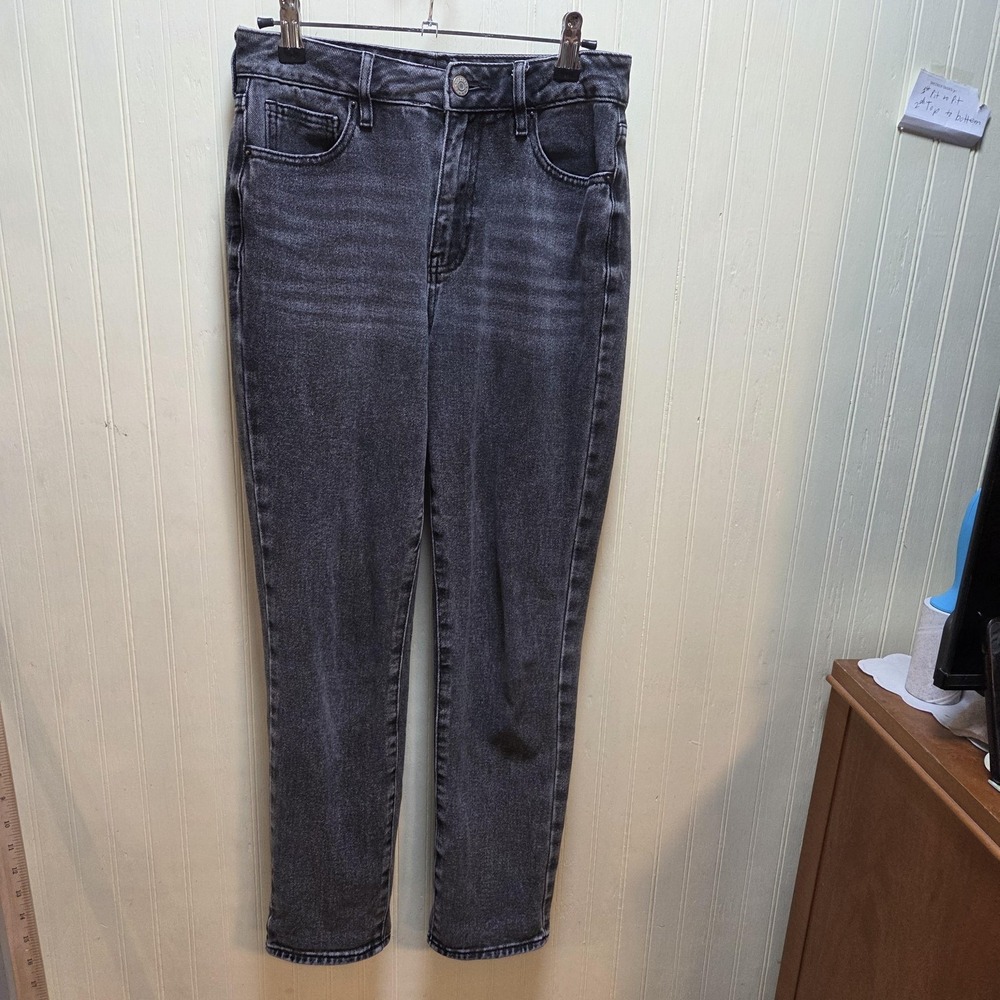 PacSun Jeans Womens 27 Gray Charcoal Wash High Rise Mom‎ Relaxed Fit Denim Pants